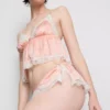 Braut-Slips aus Satin mit Spitze