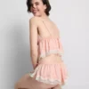 Braut-Slips aus Satin mit Spitze