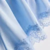 Braut-Slips aus Satin mit Spitze