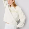 Braut-Sweatshirt mit bestickten Pailletten