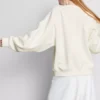 Braut-Sweatshirt mit bestickten Pailletten