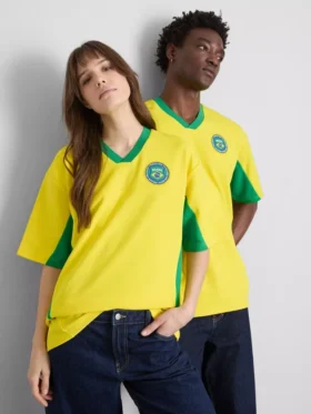 Brazil Kurzarm-Mesh-T-Shirt