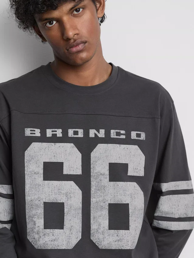 Bronco Langarm-T-Shirt