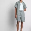 Cargo-Shorts aus Leinenmischung