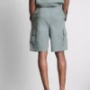 Cargo-Shorts aus Leinenmischung