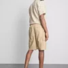 Cargo-Shorts aus Leinenmischung