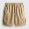 Cargo-Shorts aus Leinenmischung