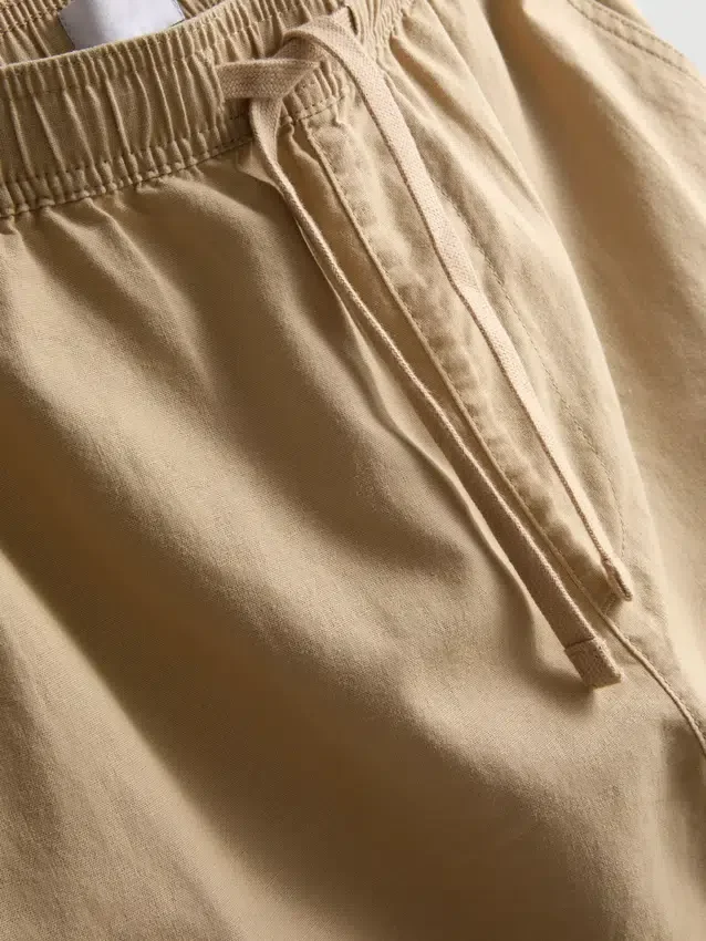 Cargo-Shorts aus Leinenmischung