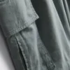 Cargo-Shorts aus Leinenmischung