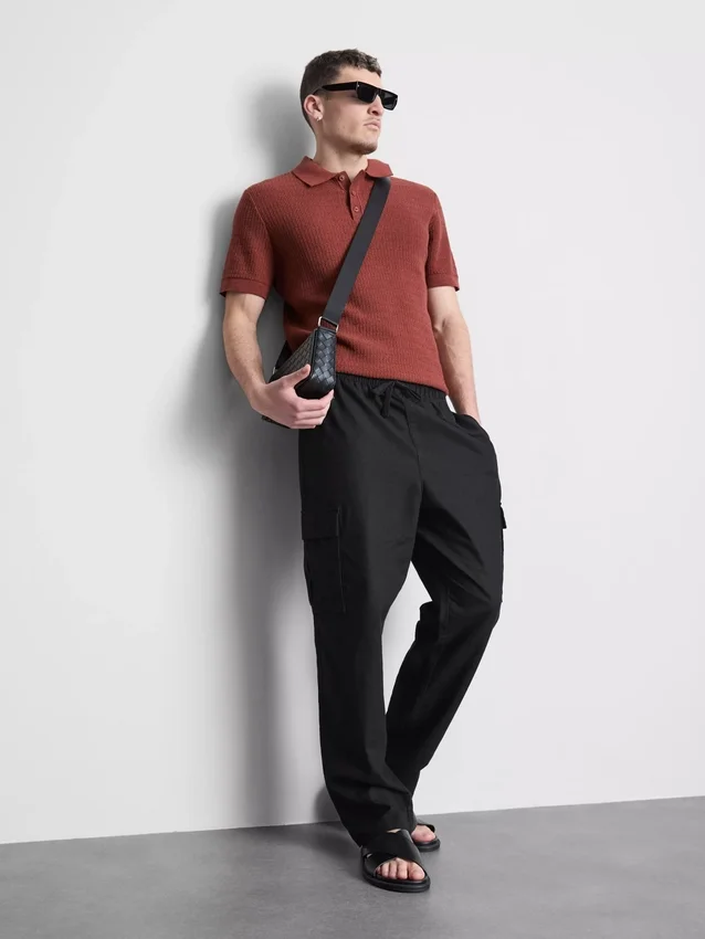Cargohose mit Kordelzug