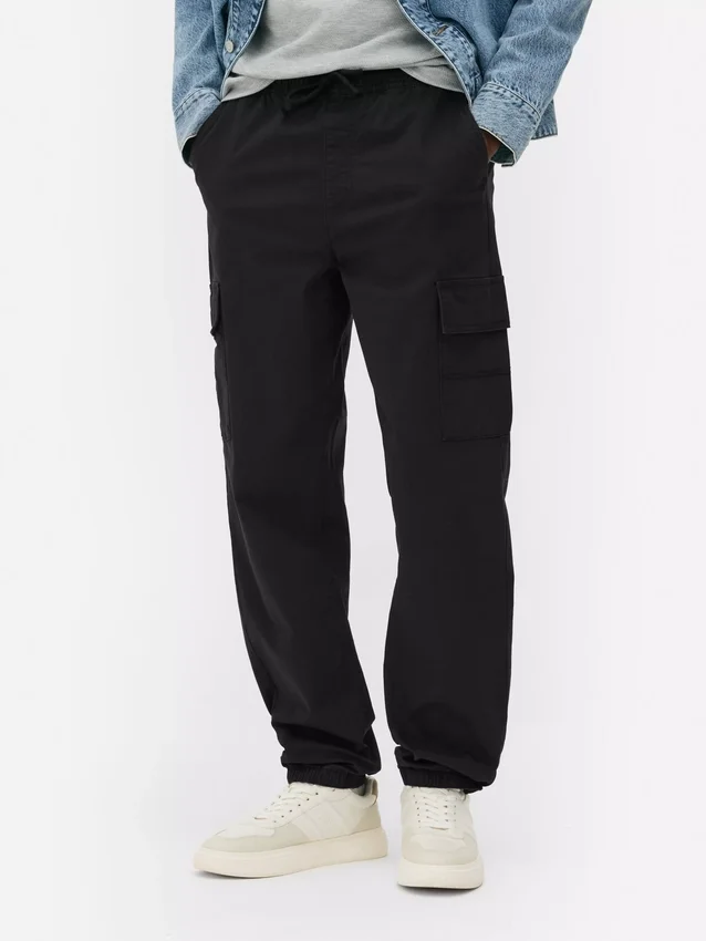 Cargohose mit Umschlag