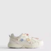 Chunky-Sneaker mit Blumen-Details