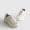 Chunky-Sneaker mit Blumen-Details