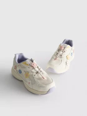 Chunky-Sneaker mit Blumen-Details