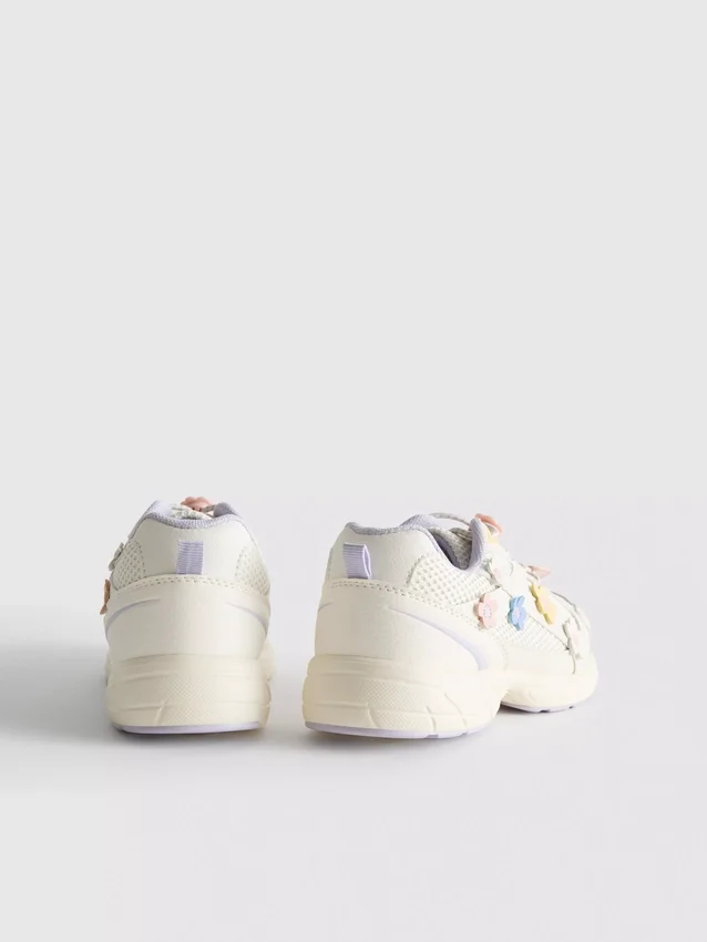 Chunky-Sneaker mit Blumen-Details