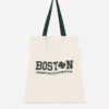 City-Tasche aus Baumwolle mit Grafikprint