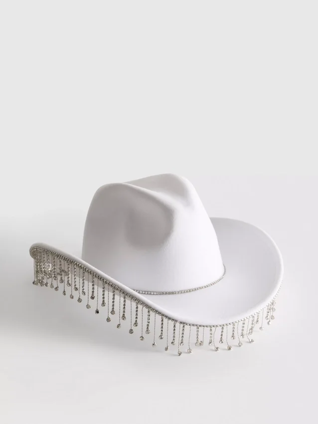 Cowboyhut mit Fransen