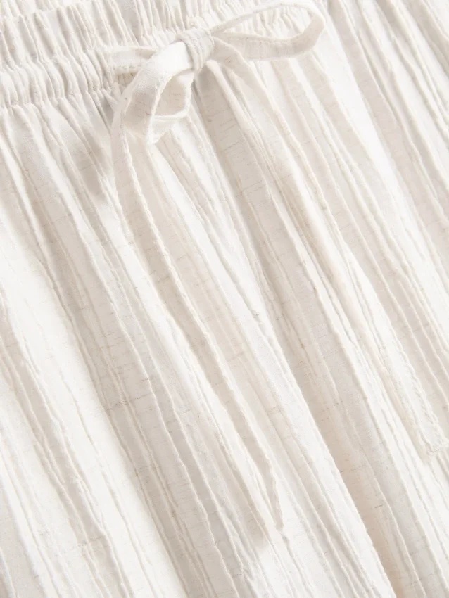 Crinkle-Hose mit geradem Bein