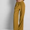 Crinkle-Hose mit weitem Bein