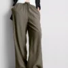 Crinkle-Hose mit weitem Bein