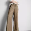 Crinkle-Hose mit weitem Bein