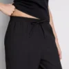 Crinkle-Hose mit weitem Bein