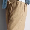 Crinkle-Hose mit weitem Bein