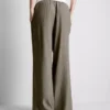 Crinkle-Hose mit weitem Bein