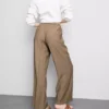 Crinkle-Hose mit weitem Bein