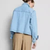 Crinkle-Hose mit weitem Bein