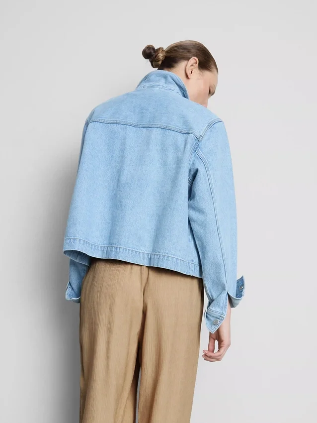Crinkle-Hose mit weitem Bein