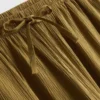 Crinkle-Hose mit weitem Bein