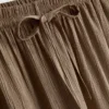Crinkle-Hose mit weitem Bein