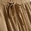 Crinkle-Hose mit weitem Bein