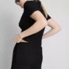 Crinkle-Shorts mit Kordelzug
