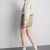 Crinkle-Shorts mit Kordelzug
