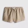 Crinkle-Shorts mit Kordelzug
