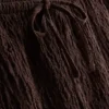 Crinkle-Shorts mit Kordelzug