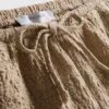 Crinkle-Shorts mit Kordelzug