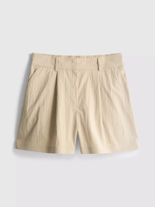 Cruise-Shorts mit hoher Taille und Struktur