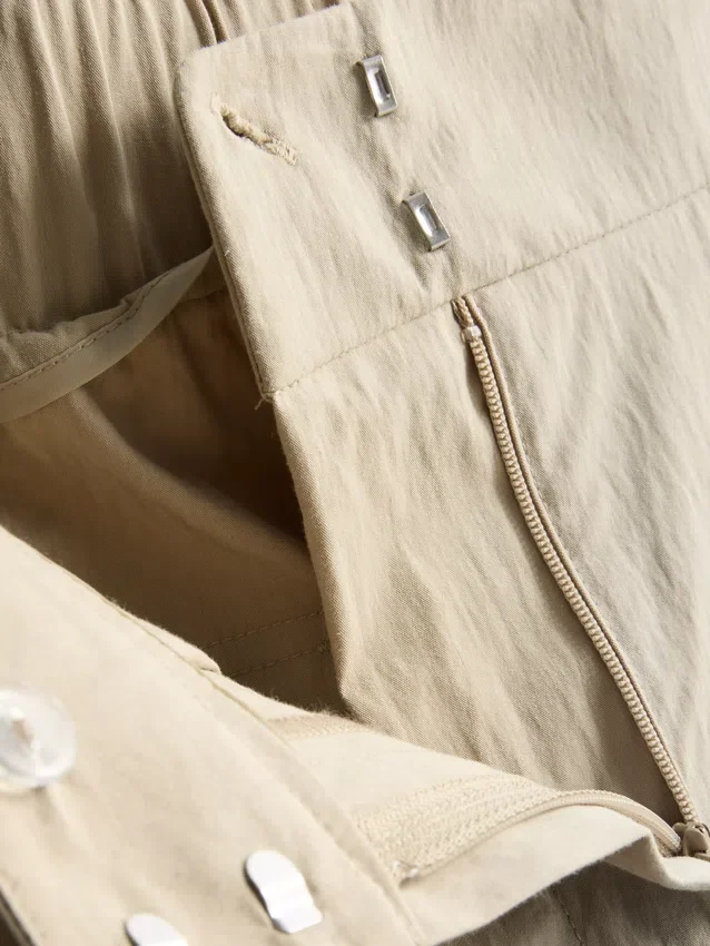 Cruise-Shorts mit hoher Taille und Struktur