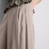 Culotte-Hose mit mittlerer Leibhöhe und weitem Bein