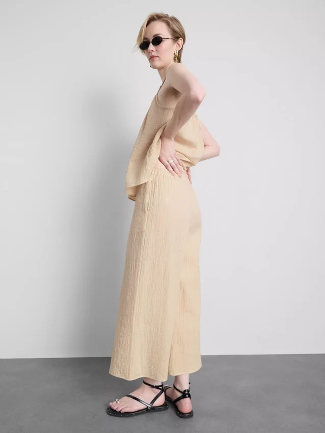Culottes aus reiner Baumwolle