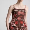 Das bedruckte Tanktop aus Leinenmischung von «The Edit»