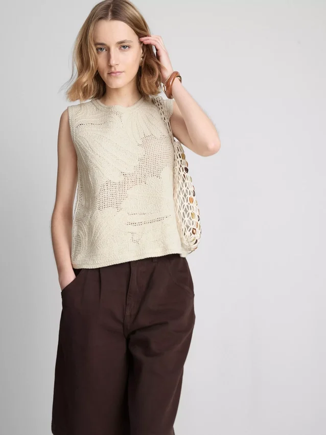 Das gehäkelte Tanktop von The Edit