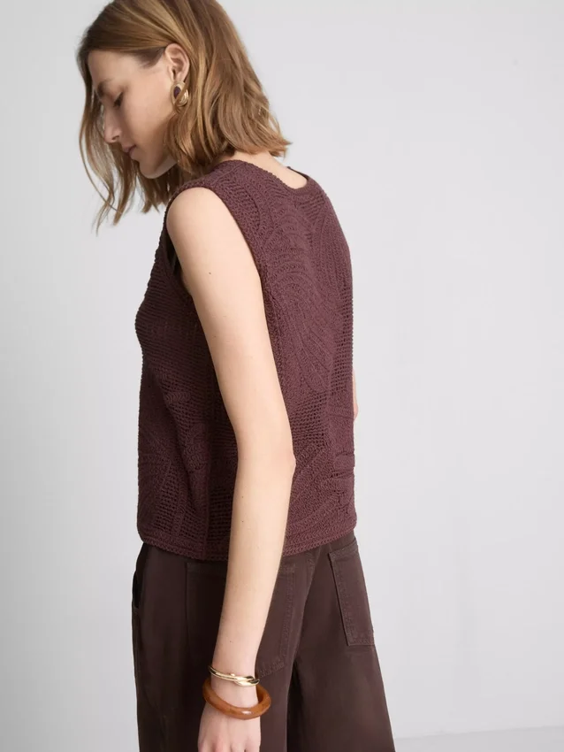 Das gehäkelte Tanktop von The Edit