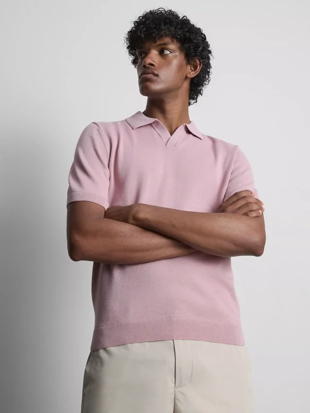 Das gestrickte Polohemd von The Edit