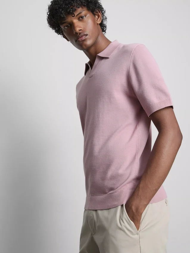 Das gestrickte Polohemd von The Edit