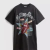 Das T-Shirt-Kleid mit Rolling-Stones-Motiv