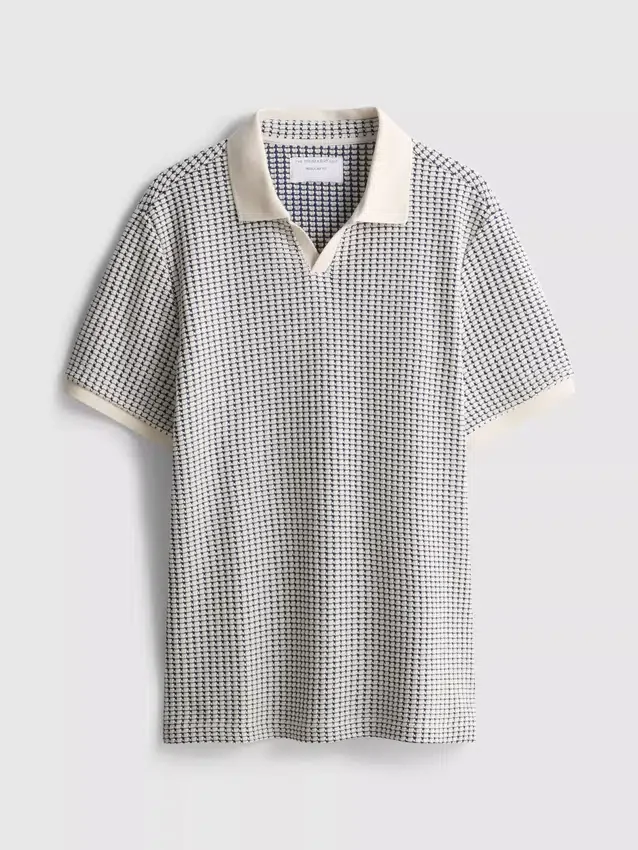 Das «The Edit» Jacquard-Polohemd
